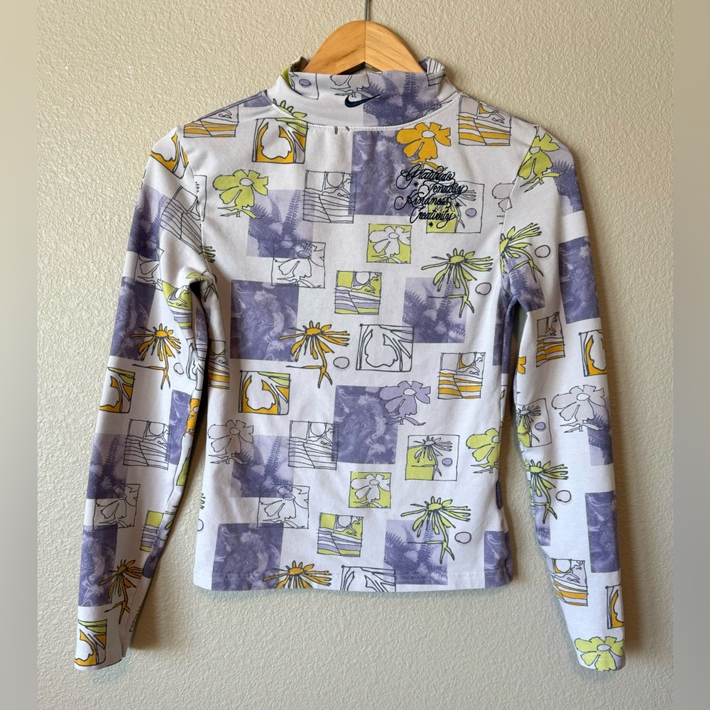 Nike Women Essential Long Sleeve Mock Neck Shirt - Size XS